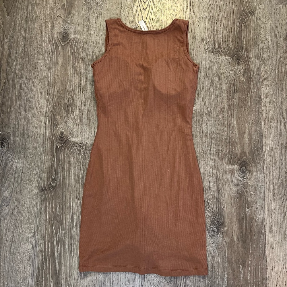 Popilush Shapewear Modal Sculpting Mini Tank Dress - Picture 4 of 8